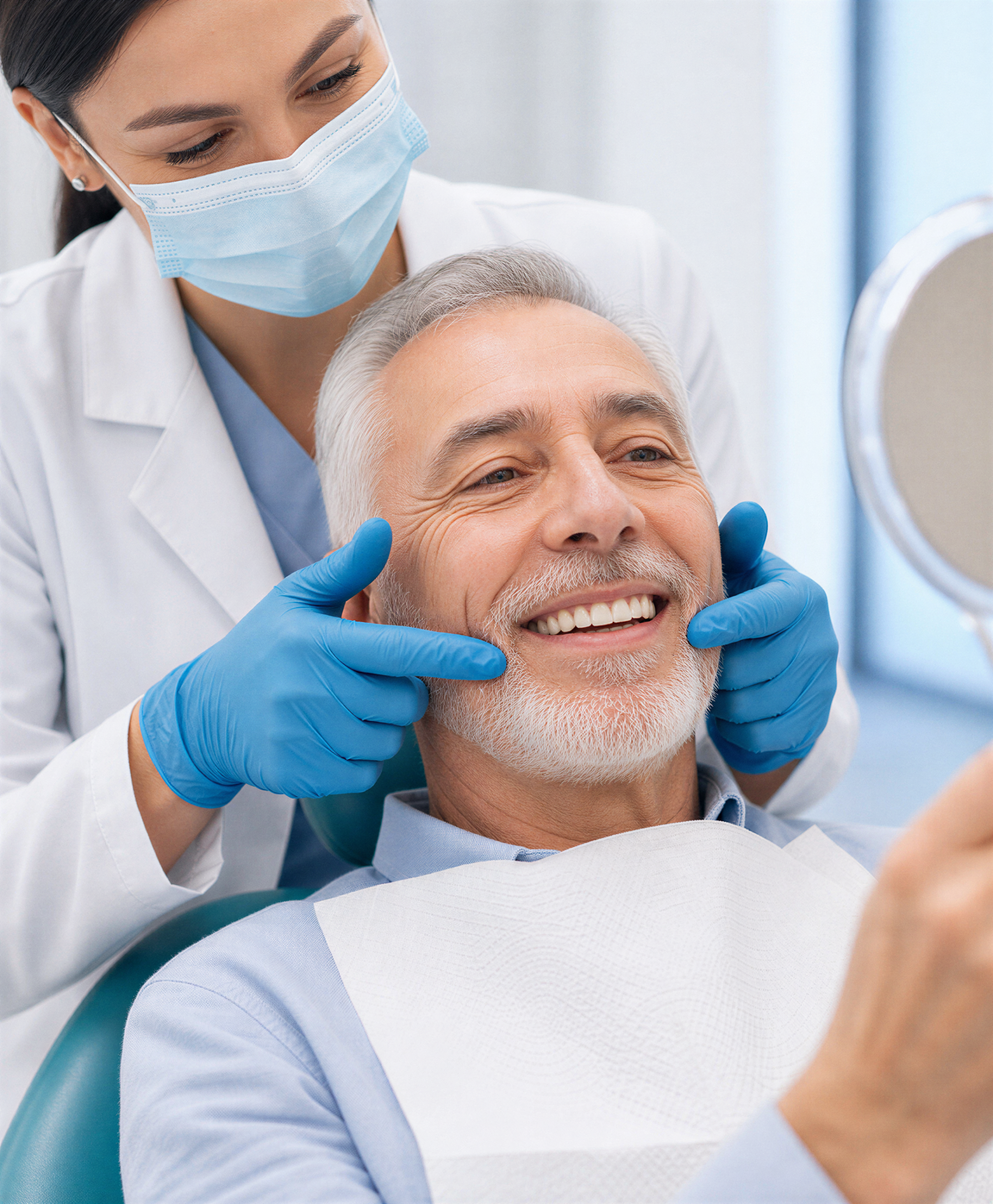 Patient receiving gentle dental care at Creekside Family Dental